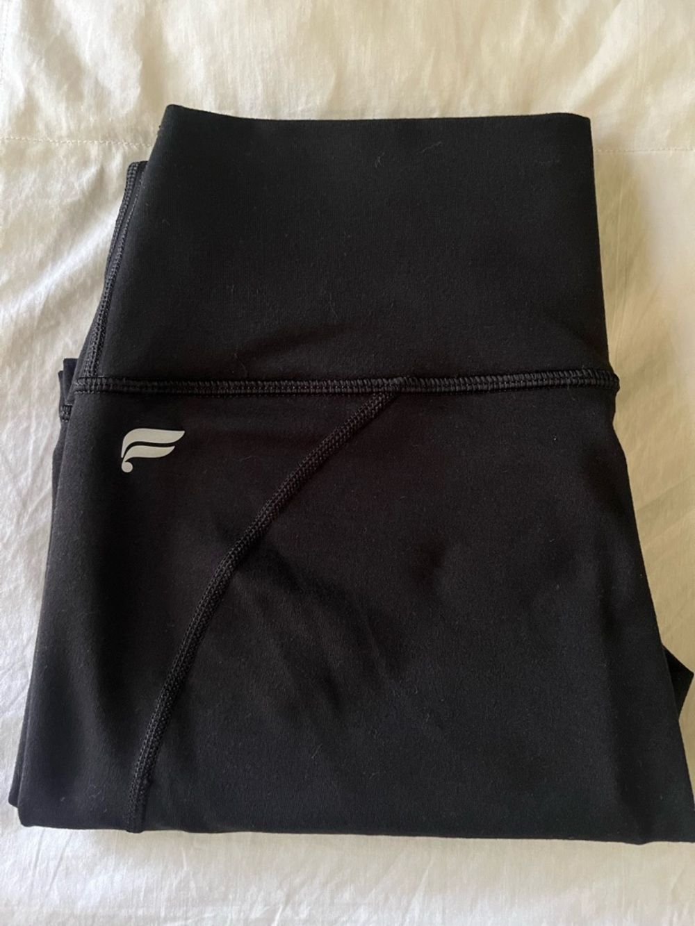 Fabletics Define PowerHold® High-Waisted 7/8 Leggings Black Like New